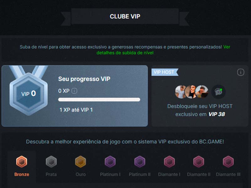 Programa VIP do BC.Game