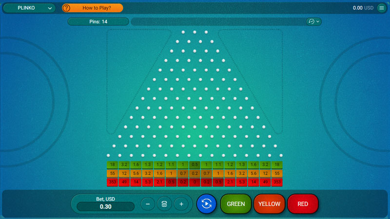 Como ganhar dinheiro no Plinko