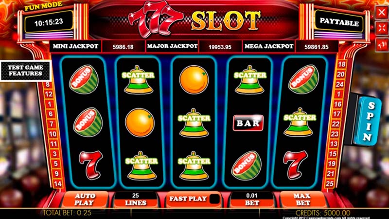 Como jogar no 777 Slot