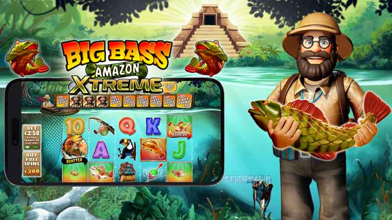 avegue pelas águas do Big Bass Amazon Xtreme